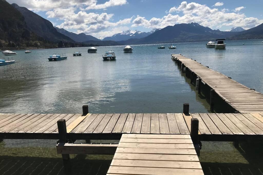 Chez Jacques - Terrasse Avec Vue Lac Et Montagne 안시 외부 사진